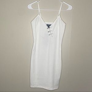 White dress with sparkly pins